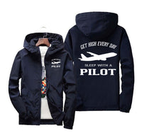 Thumbnail for Get High Every Day Sleep With A Pilot Designed Windbreaker Jackets