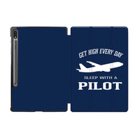 Thumbnail for Get High Every Day Sleep With A Pilot Designed Samsung Tablet Cases