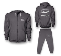Thumbnail for Get High Every Day Sleep With A Pilot Designed Zipped Hoodies & Sweatpants Set