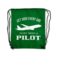 Thumbnail for Get High Every Day Sleep With A Pilot Designed Drawstring Bags