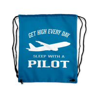 Thumbnail for Get High Every Day Sleep With A Pilot Designed Drawstring Bags