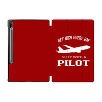Thumbnail for Get High Every Day Sleep With A Pilot Designed Samsung Tablet Cases