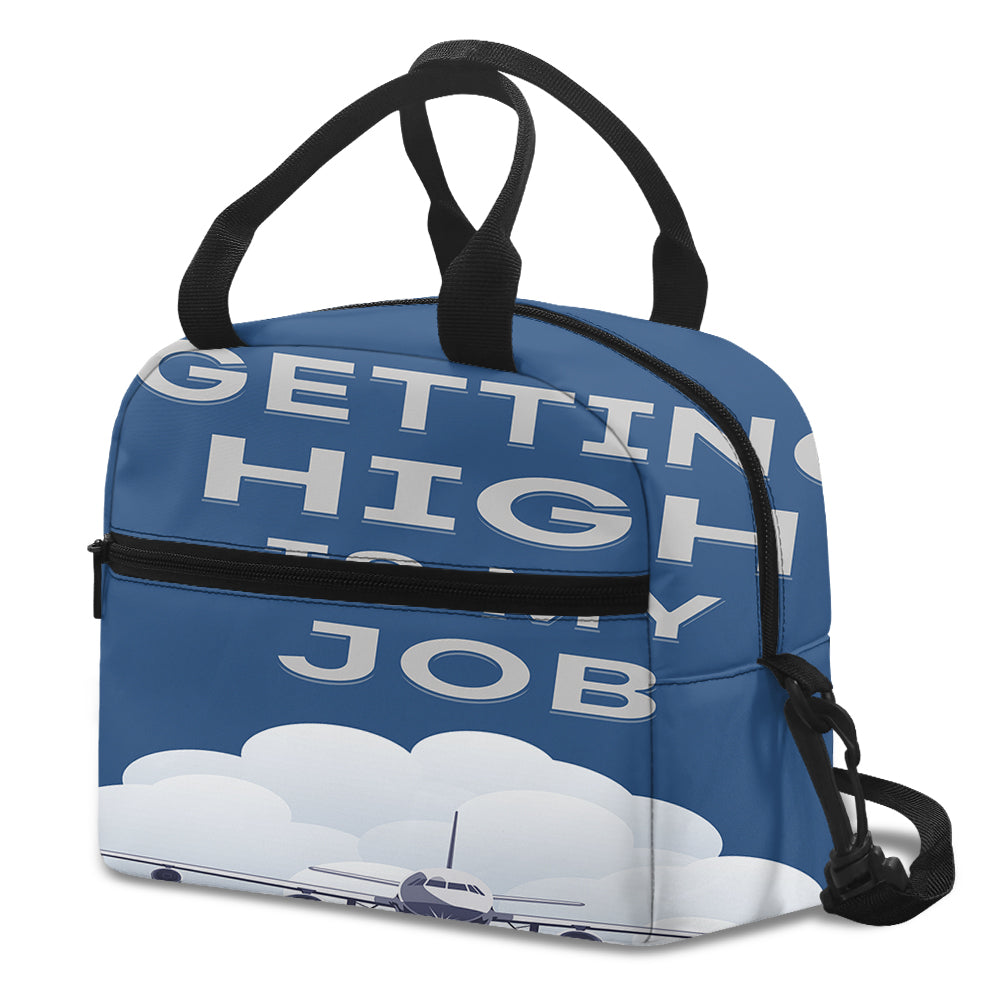 Getting High Is My Job Designed Lunch Bags