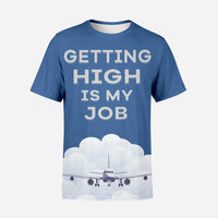 Thumbnail for Getting High Is My Job Designed 3D T-Shirt