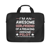 Thumbnail for I am an Awesome Girlfriend Designed Laptop & Tablet Bags
