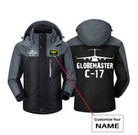 Thumbnail for GlobeMaster C-17 & Plane Designed Thick Winter Jackets