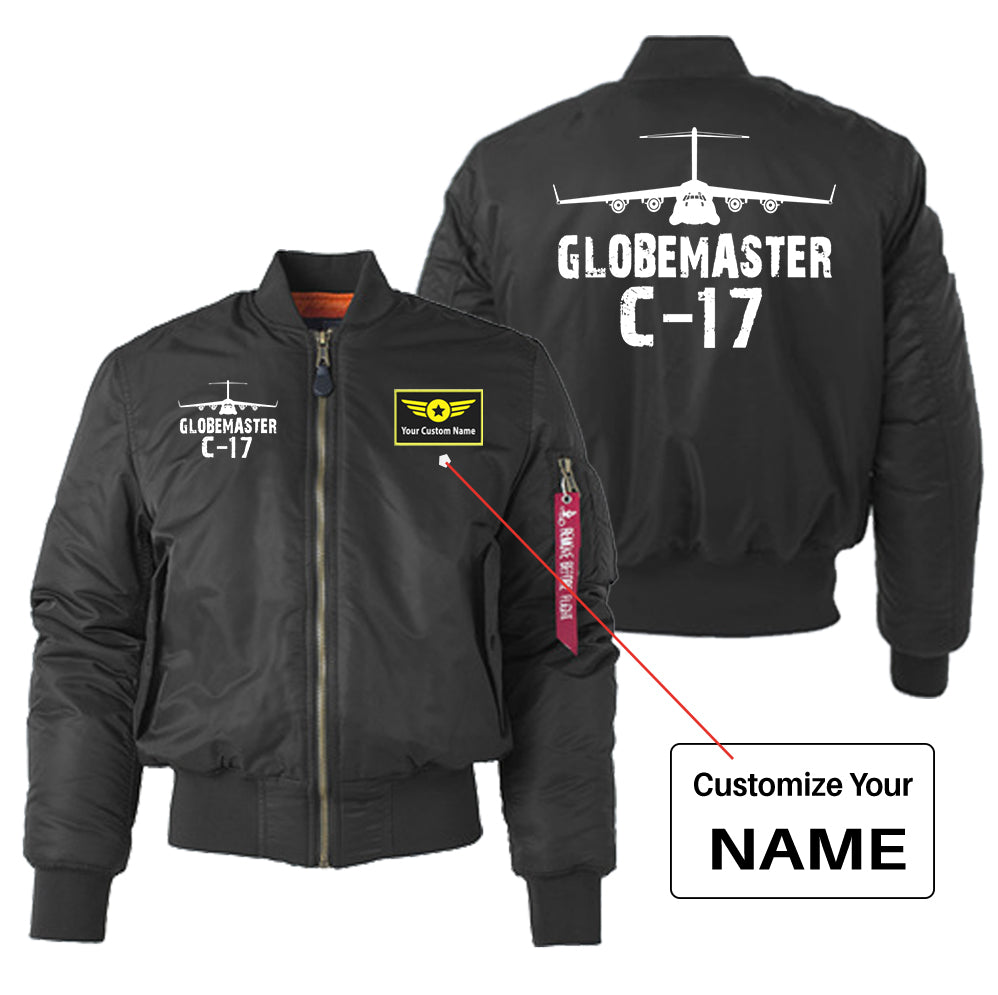 GlobeMaster C-17 & Plane Designed "Women" Bomber Jackets