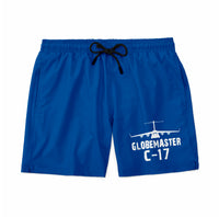 Thumbnail for GlobeMaster C-17 & Plane Designed Swim Trunks & Shorts