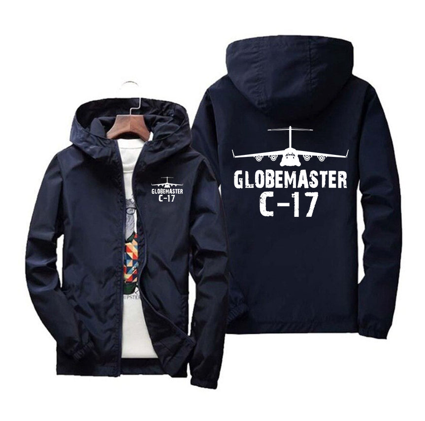 GlobeMaster C-17 & Plane Designed Windbreaker Jackets