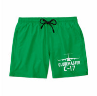Thumbnail for GlobeMaster C-17 & Plane Designed Swim Trunks & Shorts