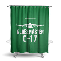 Thumbnail for GlobeMaster C-17 & Plane Designed Shower Curtains