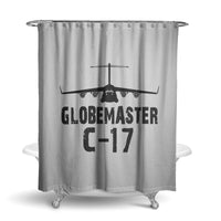 Thumbnail for GlobeMaster C-17 & Plane Designed Shower Curtains