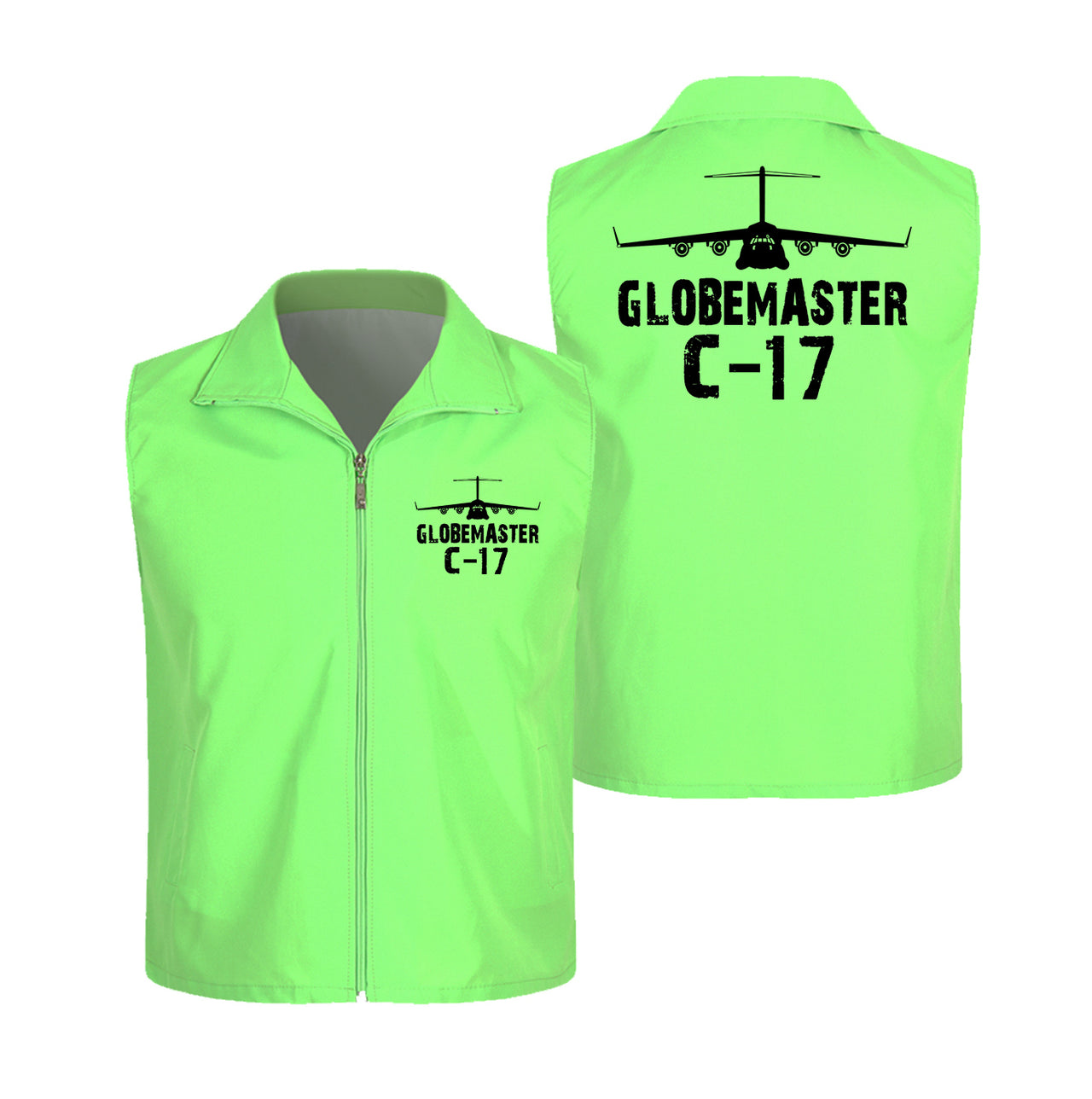 GlobeMaster C-17 & Plane Designed Thin Style Vests