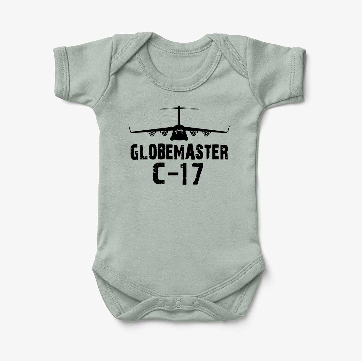 GlobeMaster C-17 & Plane Designed Baby Bodysuits