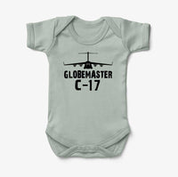 Thumbnail for GlobeMaster C-17 & Plane Designed Baby Bodysuits