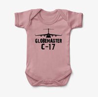 Thumbnail for GlobeMaster C-17 & Plane Designed Baby Bodysuits