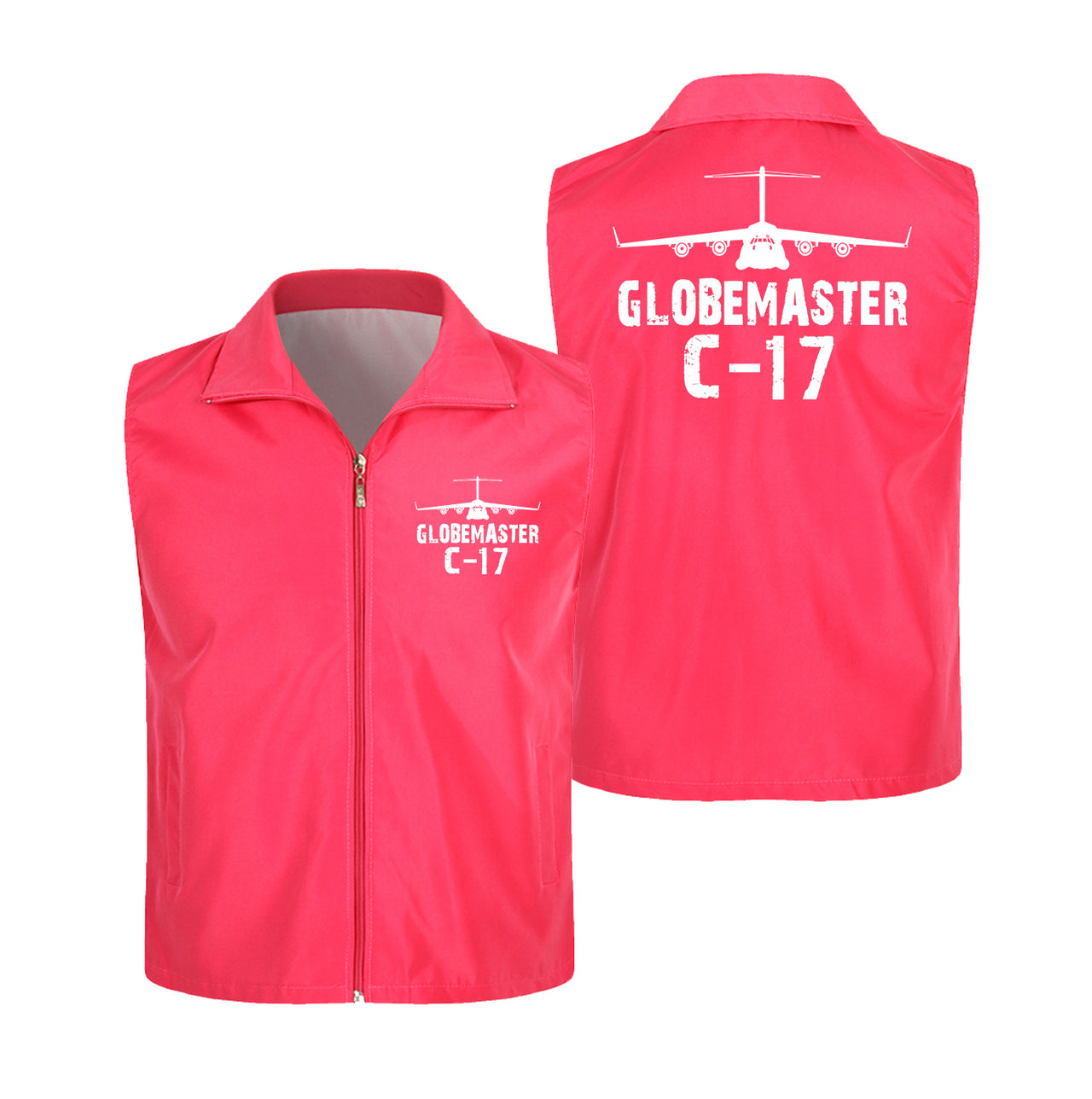 GlobeMaster C-17 & Plane Designed Thin Style Vests