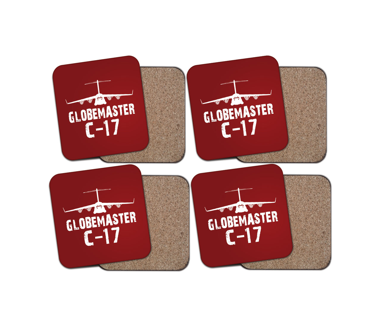 GlobeMaster C-17 & Plane Designed Coasters