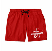 Thumbnail for GlobeMaster C-17 & Plane Designed Swim Trunks & Shorts