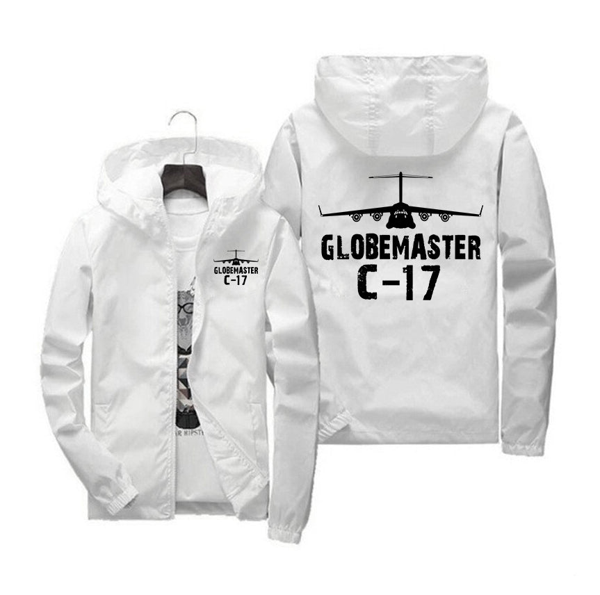 GlobeMaster C-17 & Plane Designed Windbreaker Jackets