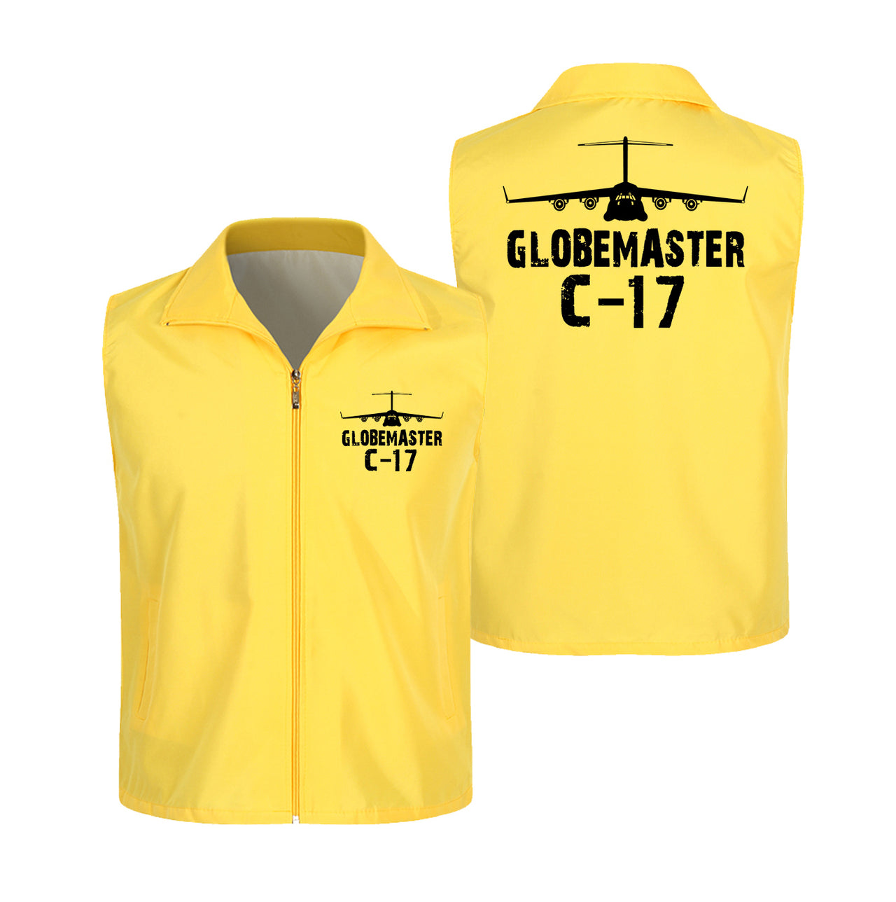 GlobeMaster C-17 & Plane Designed Thin Style Vests