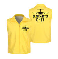 Thumbnail for GlobeMaster C-17 & Plane Designed Thin Style Vests