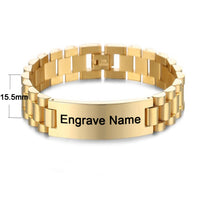 Thumbnail for Super Quality Customizable Stainless Steel Chain Bracelets