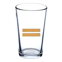 Thumbnail for Golden Pilot Epaulettes (2 Lines) Designed Beer & Water Glasses
