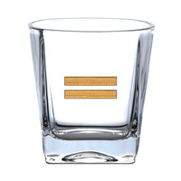 Thumbnail for Golden Pilot Epaulettes 2 Lines Designed Whiskey Glass
