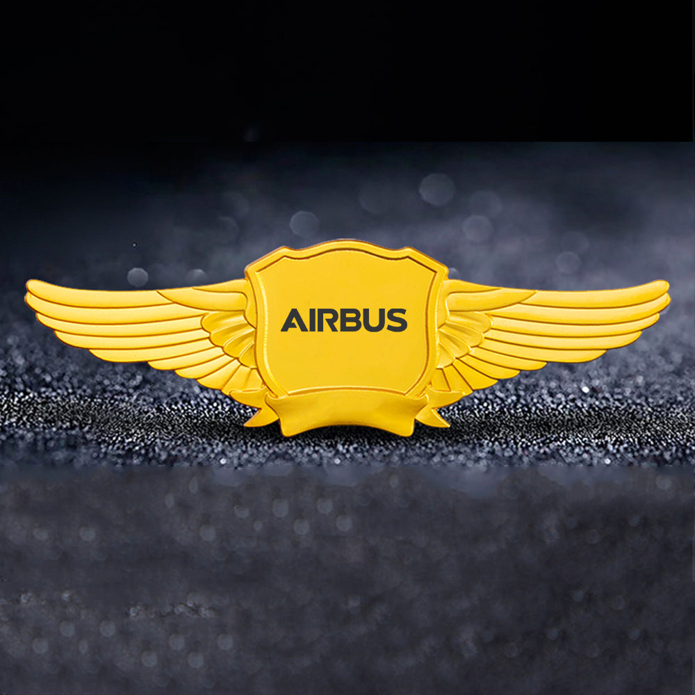 Airbus & Text Designed Badges