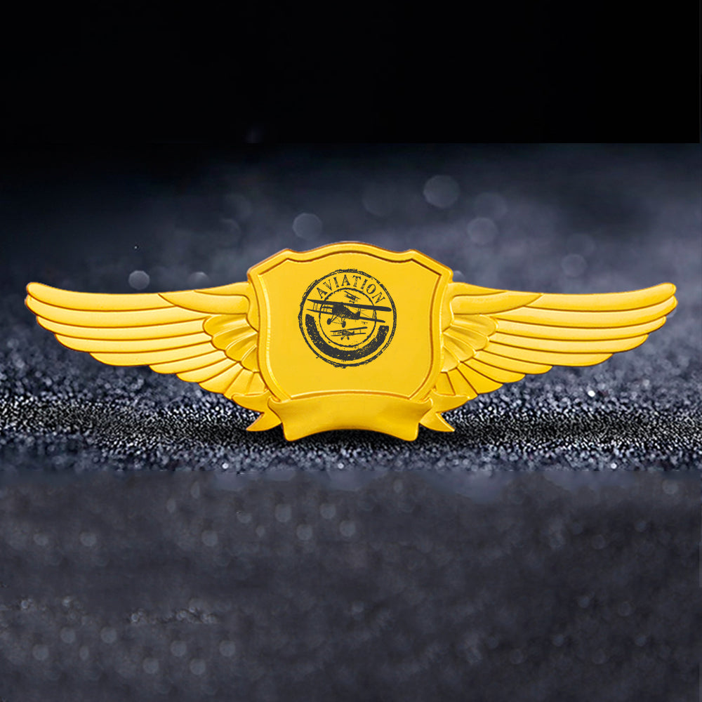 Aviation Lovers Designed Badges