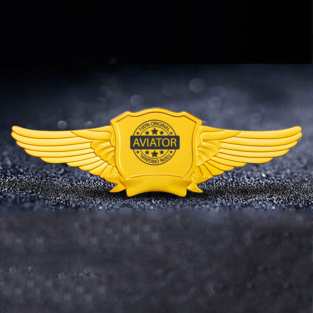 %100 Original Aviator Designed Badges