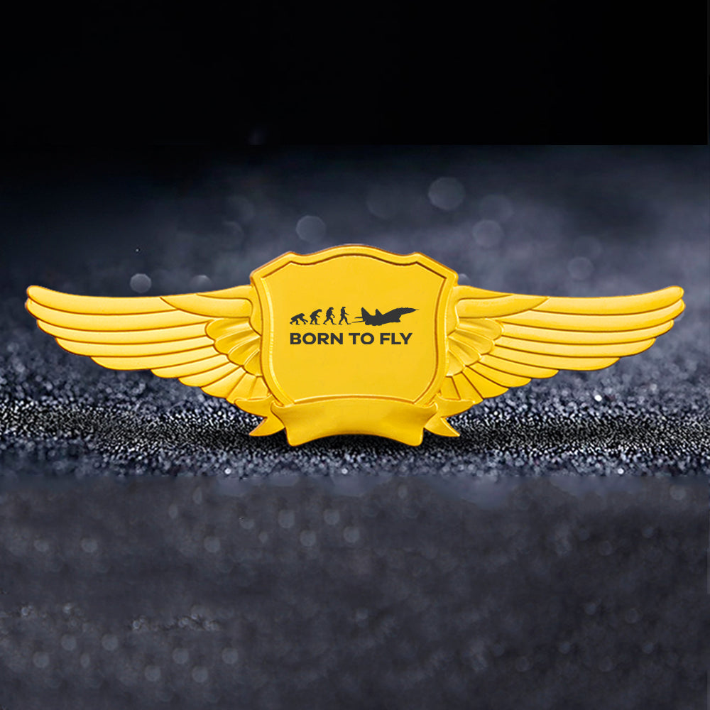 Born To Fly Military Designed Badges