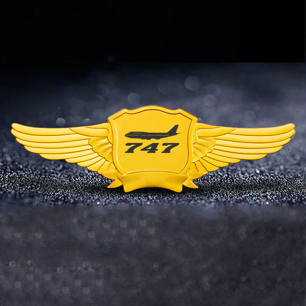 Boeing 747 - Queen of the Skies (2) Designed Badges