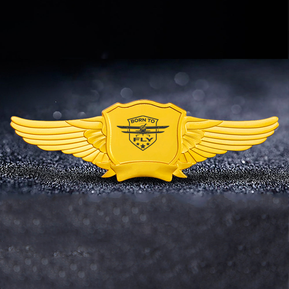 Born To Fly Designed Designed Badges