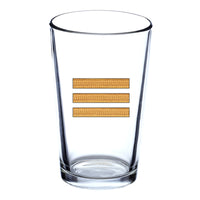 Thumbnail for Golden Pilot Epaulettes (3 Lines) Designed Beer & Water Glasses