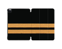 Thumbnail for Customizable Golden Pilot Epaulettes (2 Lines) Designed iPad Cases