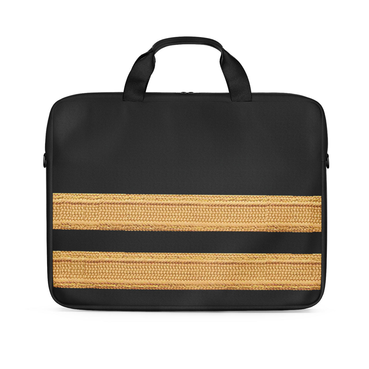 Golden Pilot Epaulettes (4,3,2 Lines) Designed Laptop & Tablet Bags