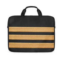 Thumbnail for Golden Pilot Epaulettes (4,3,2 Lines) Designed Laptop & Tablet Bags