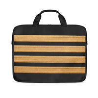 Thumbnail for Golden Pilot Epaulettes (4,3,2 Lines) Designed Laptop & Tablet Bags