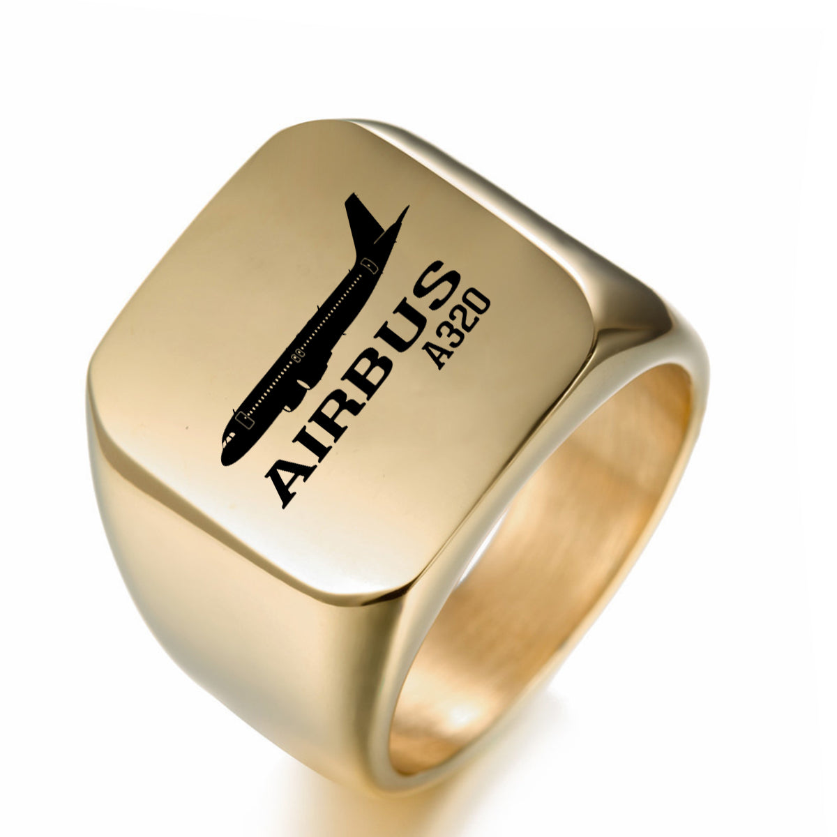 Airbus A320 Printed Designed Men Rings