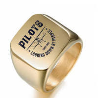 Thumbnail for Pilots Looking Down at People Since 1903 Designed Men Rings