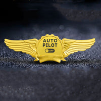 Thumbnail for Auto Pilot Off Designed Badges