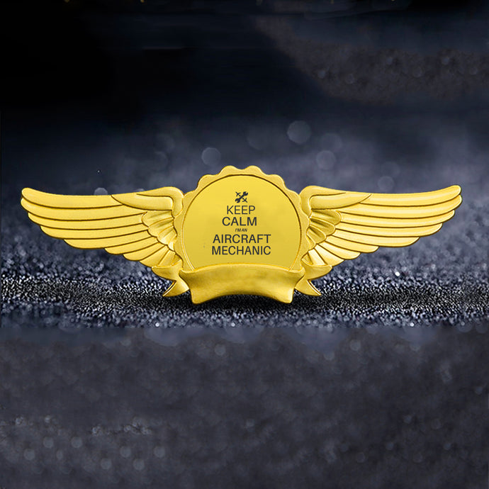 Aircraft Mechanic Designed Badges