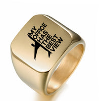 Thumbnail for My Office Has The Best View Designed Men Rings