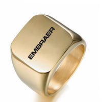 Thumbnail for Embraer & Text Designed Men Rings