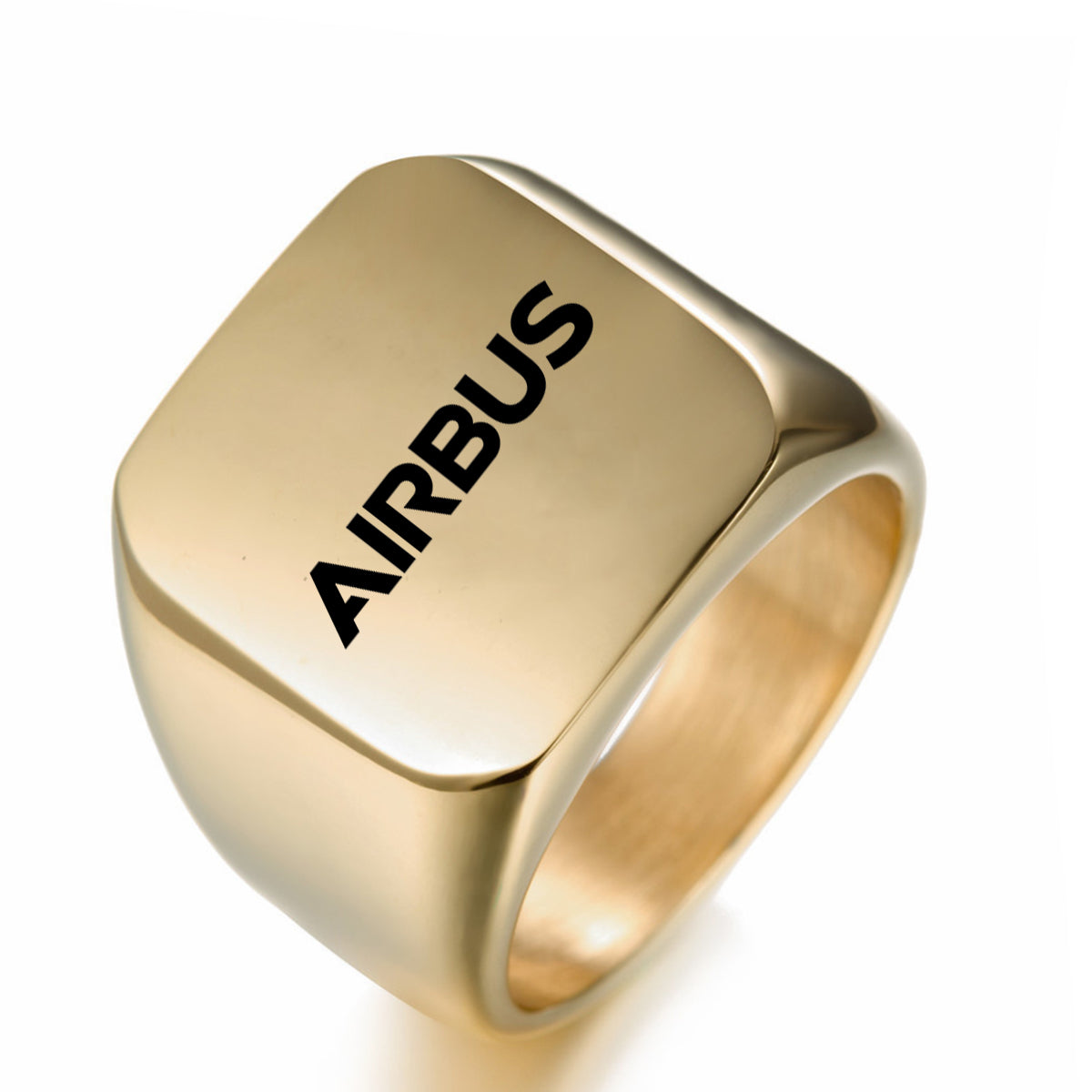 Airbus & Text Designed Men Rings
