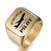 Thumbnail for Get High Every Day Sleep With A Pilot Designed Men Rings