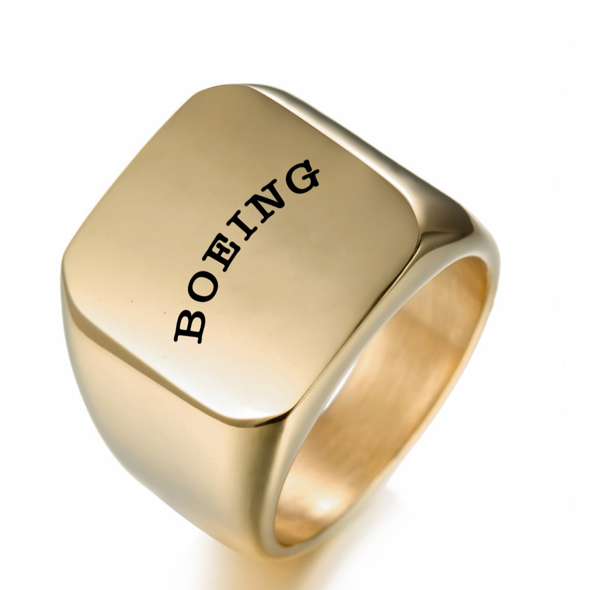 Special BOEING Text Designed Men Rings