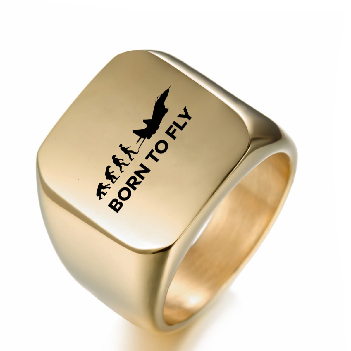 Born To Fly Military Designed Men Rings